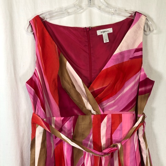 Dressbarn Midi Sleeveless Dress Sz 16 - Picture 3 of 10